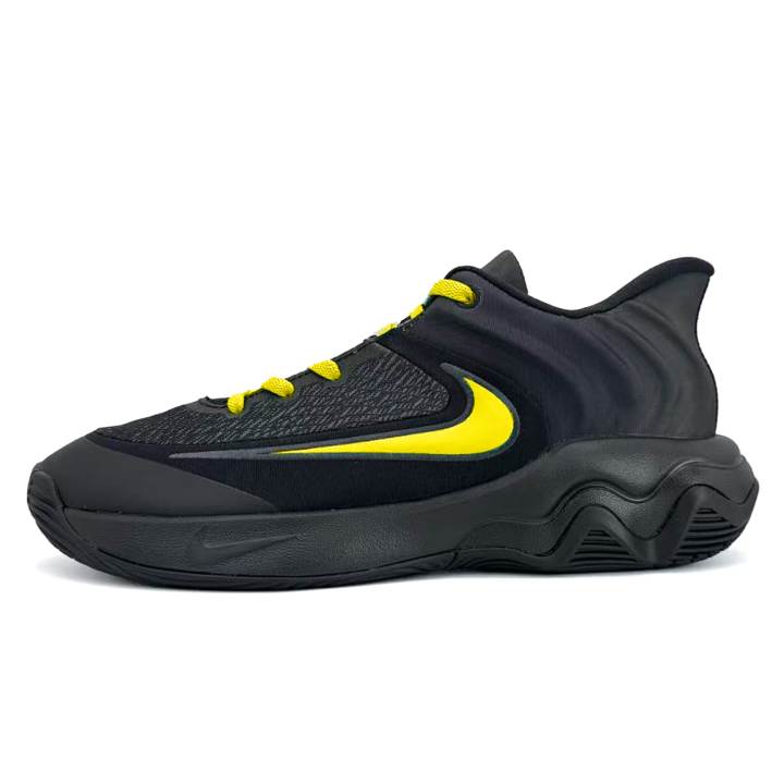 Nike Nike Giannis Immortality 4 Black Flame Yellow Mango Grip Support Slip Resistant Mid top Basketball Shoes Men's Yellow