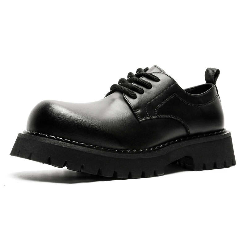KAQIAODI Microfiber Leather Casual Shoes Men's Black