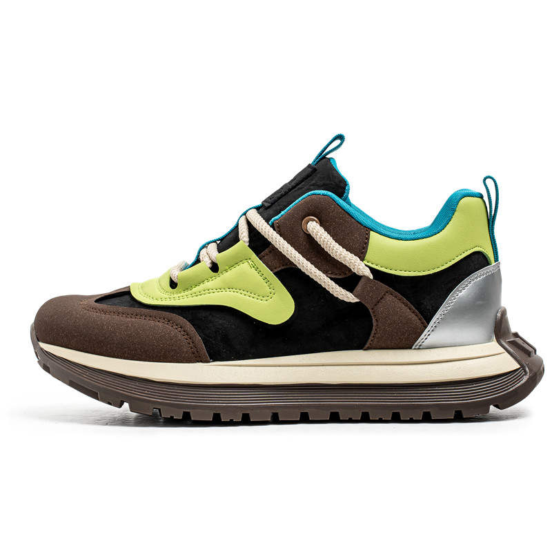 GONGNIULEITING Fashion Trend Cushioning Height Increasing Cushioning Height Increasing Low top Chunky Sneakers Men's