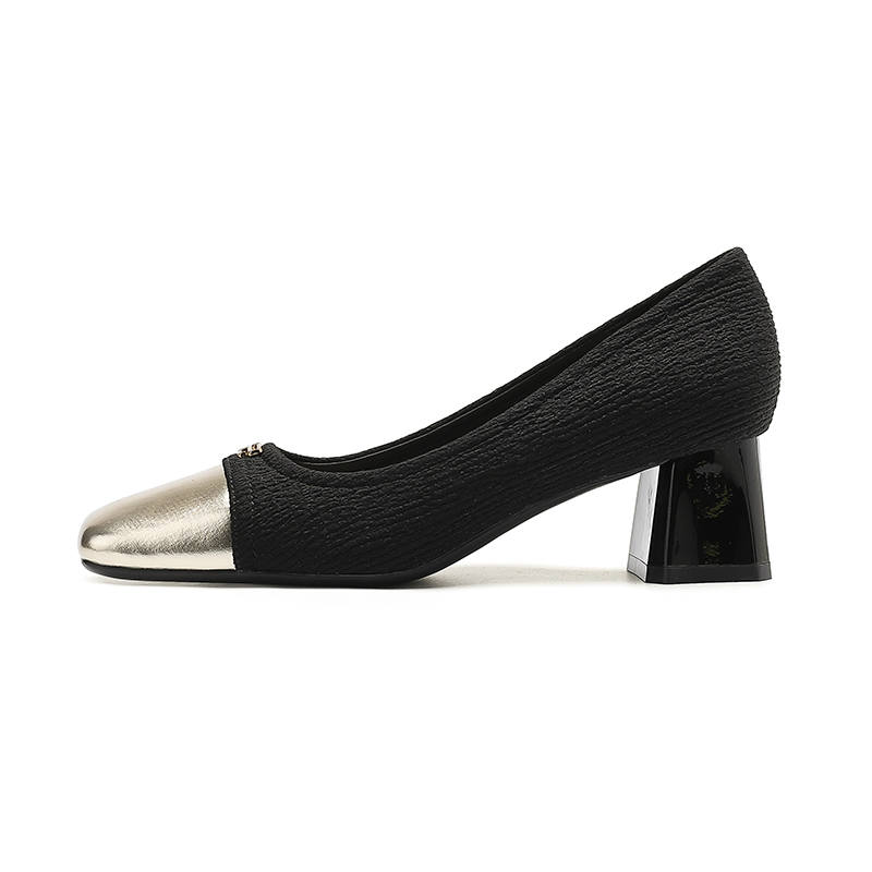 Zubumei Chunky Heel High Heels 5CM Women's