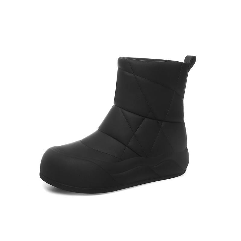 JINSITU Pu Warm, Wear Resistant, Slip Resistant Coverage Short Snow Boots Women's