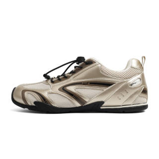CENTRAL&KITTY Synthetic Leather Low top Casual Shoes Women's Gold