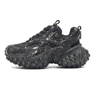 JEPSEN Microfiber Leather Low top Chunky Sneakers Men's