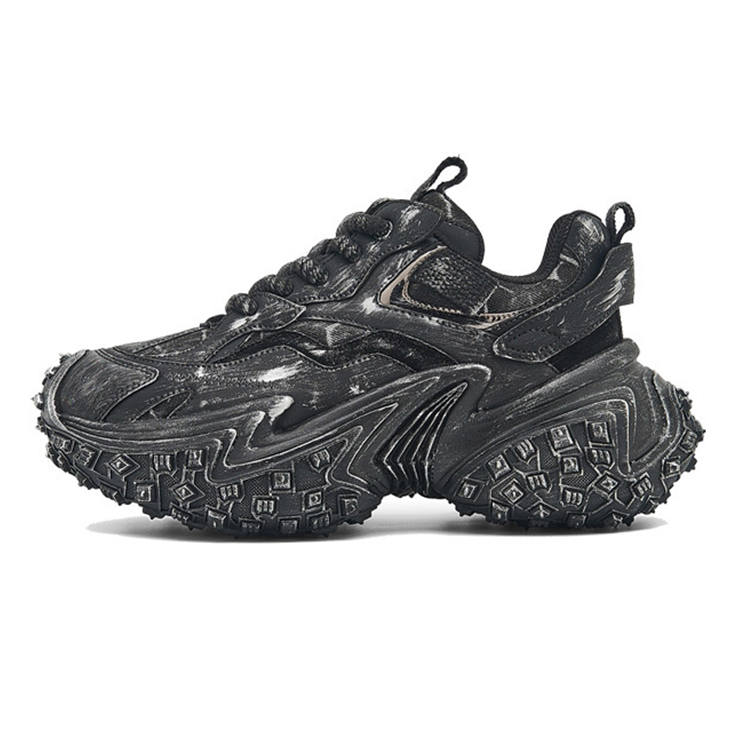 JEPSEN Microfiber Leather Low top Chunky Sneakers Men's