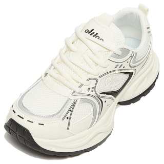 SANFU Pu Lightweight Low top Chunky Sneakers Women's