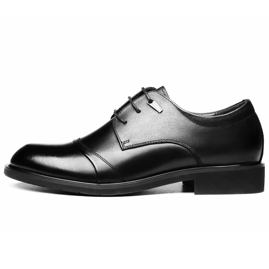 CHINT Cow Leather Dress Shoes Men's Black