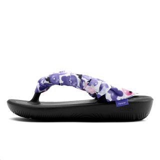 TAW&TOE Abrasion Resistant Flip Flops Women's Black Purple