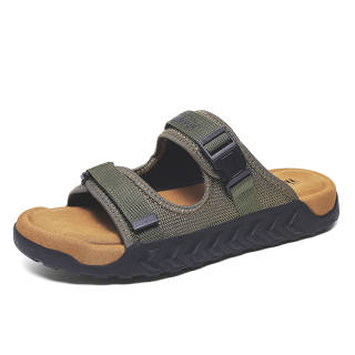 TEMPUR Abrasion Resistant Slide Slippers Men's Green