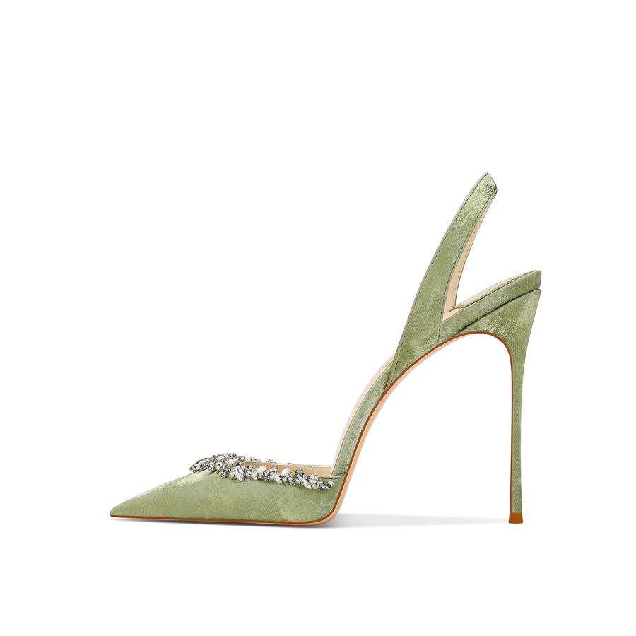 YUTIANAI High Heels Women's Grass Green