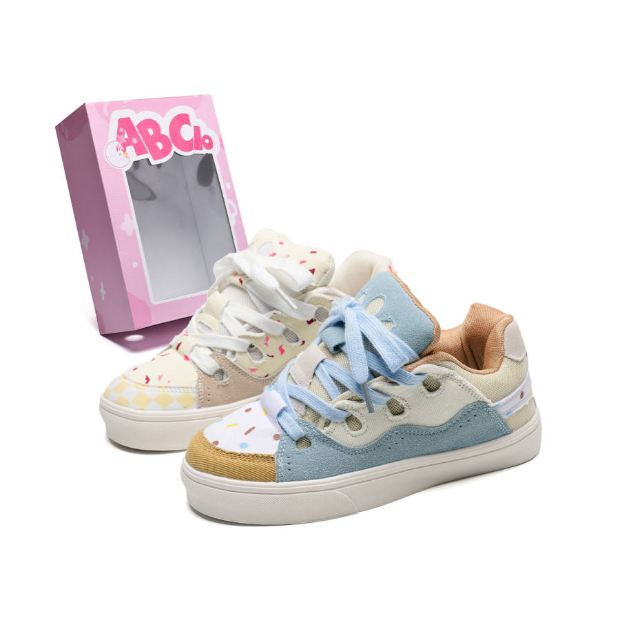 ABCIO ABCIO Skateboard Shoes Unisex Low Top White