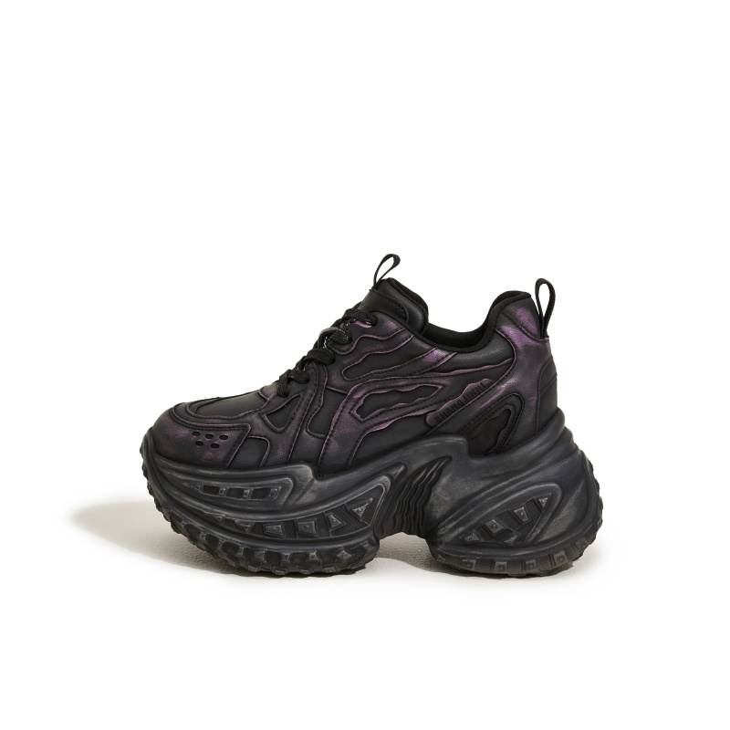 MILANLIANGE Cushioning Abrasion Resistant Height Increasing Low top Chunky Sneakers Women's