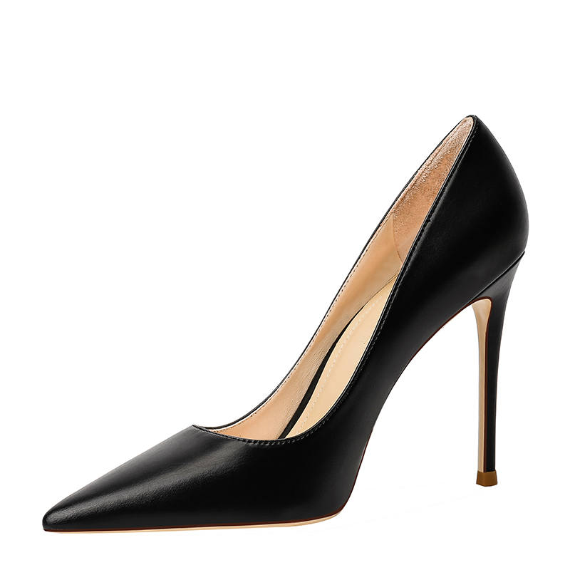 LIKE Leather Slim Heel High Heels Women's