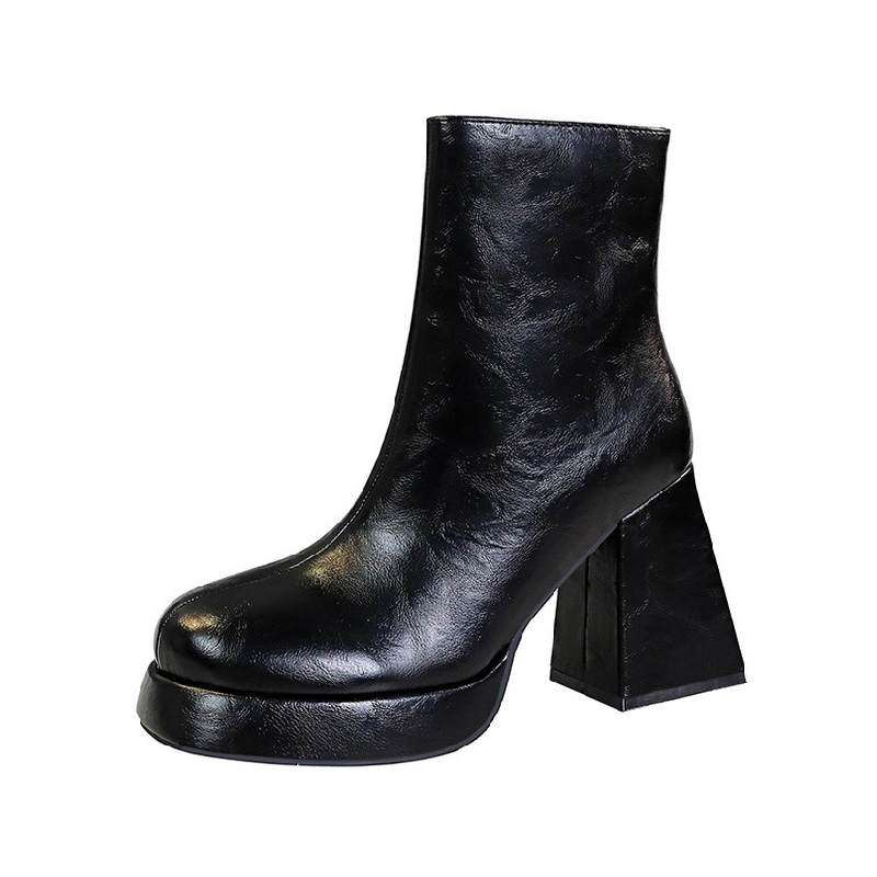 BIGTREE BIGTREE Ankle Boots Women's Black/Brown