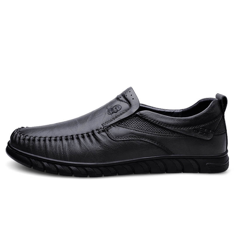 LAORENTOU Top Grain Cow Leather Casual Shoes Men's