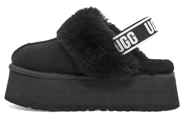 UGG UGG Funkette Slipper Black Women's