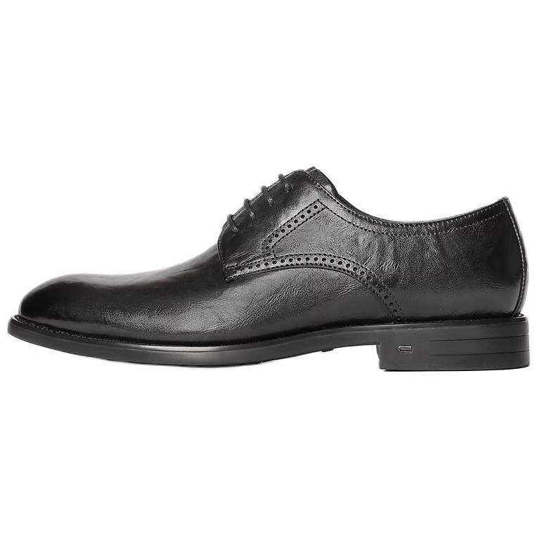BELLE Dress Shoes Men's Low Top Black