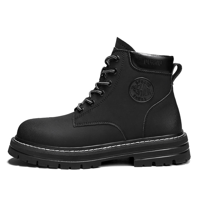 DUNNU DUNNU Combat Boots Unisex Black