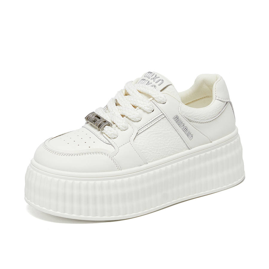 La Chapelle Height Increasing 5cm Platform Fashion Shiro Shoes Slip Resistant Abrasion Resistant Low top