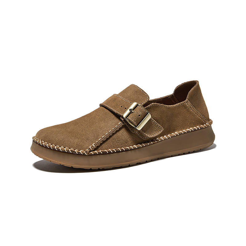 Hautton Cow Split Leather Low top Casual Shoes Men's