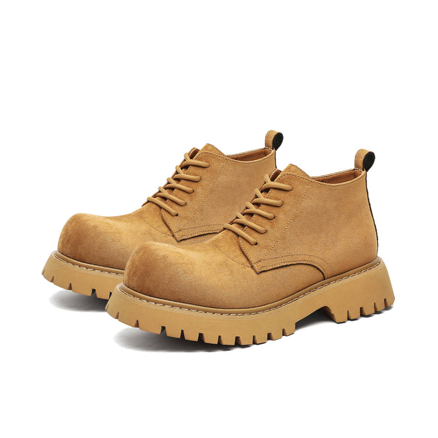Lanza Combat Boots Unisex Apricot, Khaki, Yellow, Brown, Beige