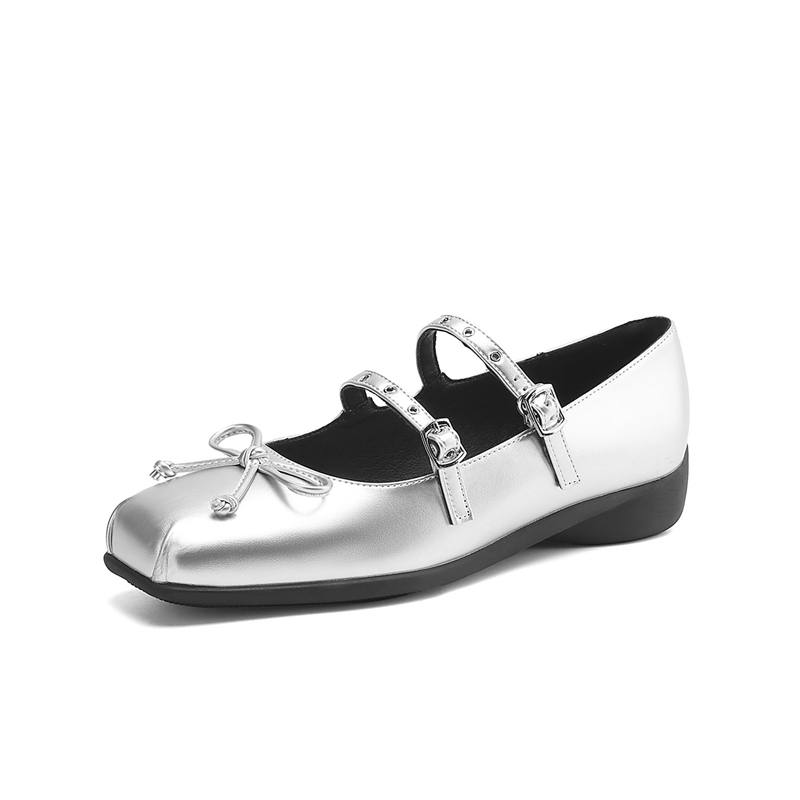 DAPHNE Synthetic Leather Mary Jane Shoes Women's