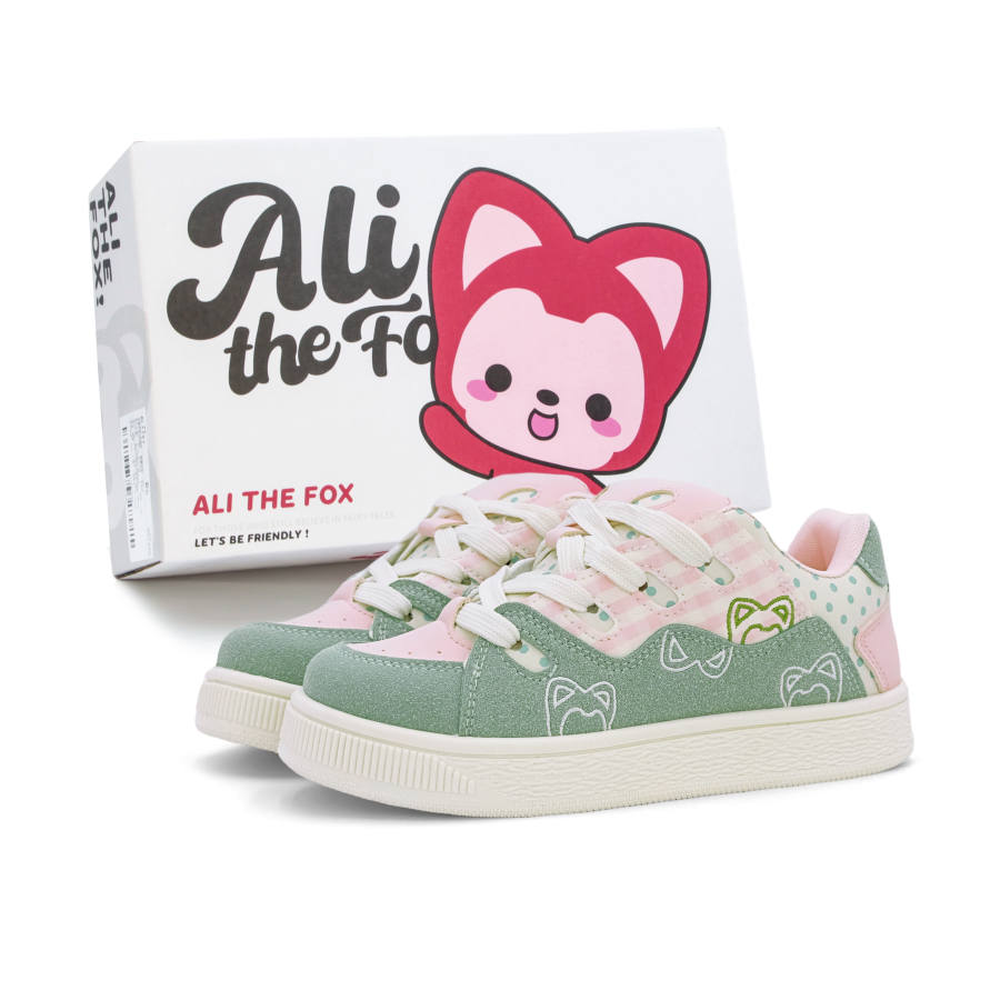 ALI THE FOX Niche Casual Puffy Shoes Microfiber Leather