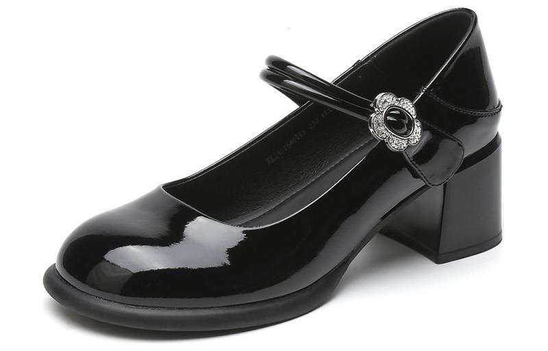 KEKAFU Chunky Heel Mary Jane Shoes 5.8cm Women's
