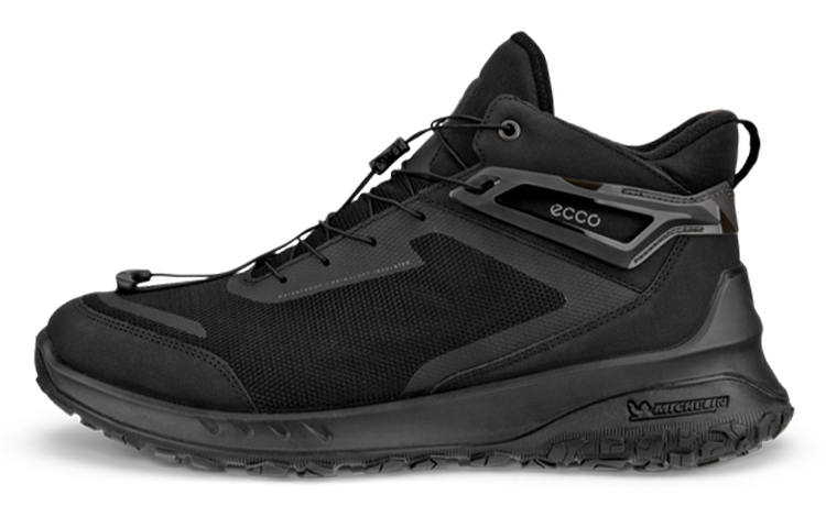 Ecco Cushioning Slip Resistant Abrasion Resistant Low top Casual Shoes Men's Black