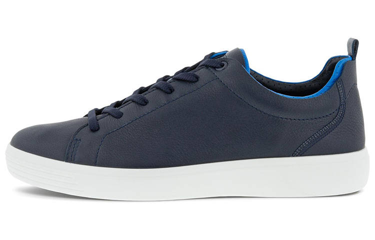 Ecco Ecco Soft 7 Skateboard Shoes Men's Low Top Blue