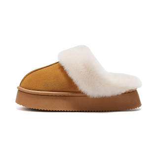 Love Of Ants Platform Fleece Lined Outerwear Ready Closed Toe Slippers Unisex