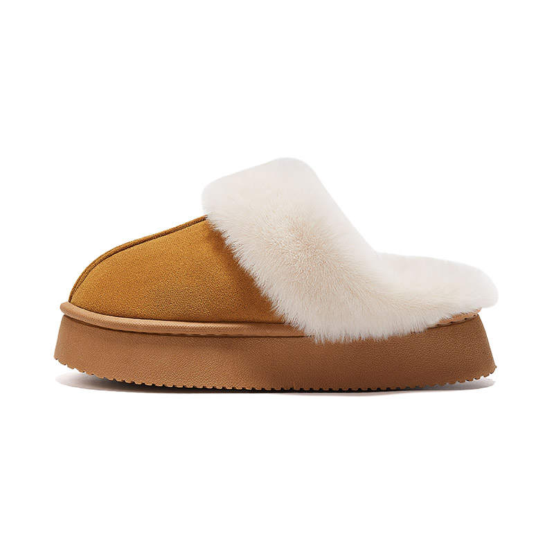 Love Of Ants Platform Fleece Lined Outerwear Ready Closed Toe Slippers Unisex