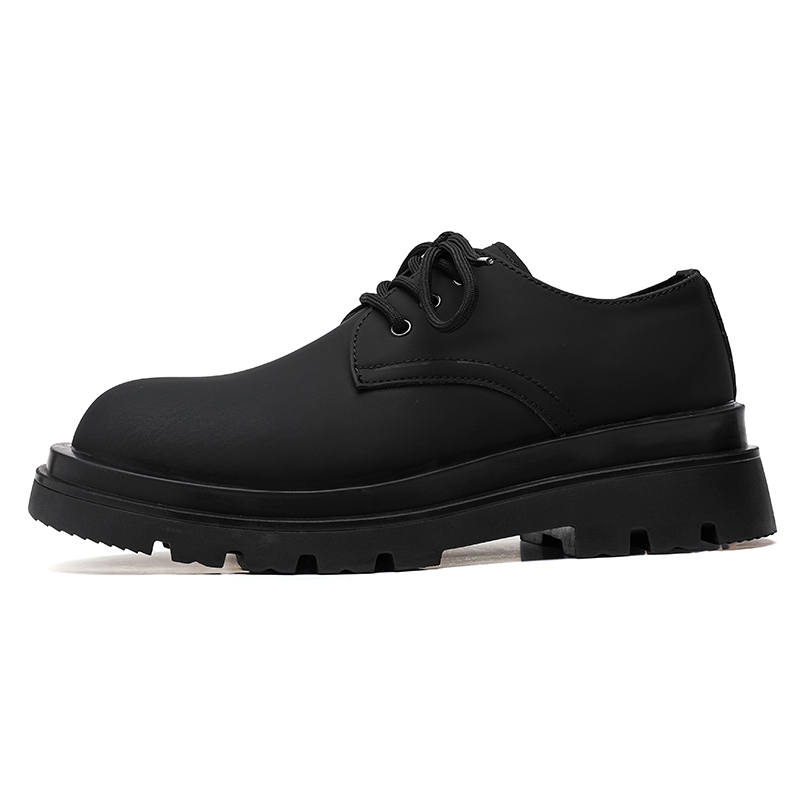 LUOMAIKE Microfiber Leather Casual Shoes Men's Black