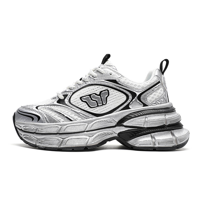 ZHR Star Track Cushioning Abrasion Resistant Breathable Height Increasing Low top Chunky Sneakers Unisex