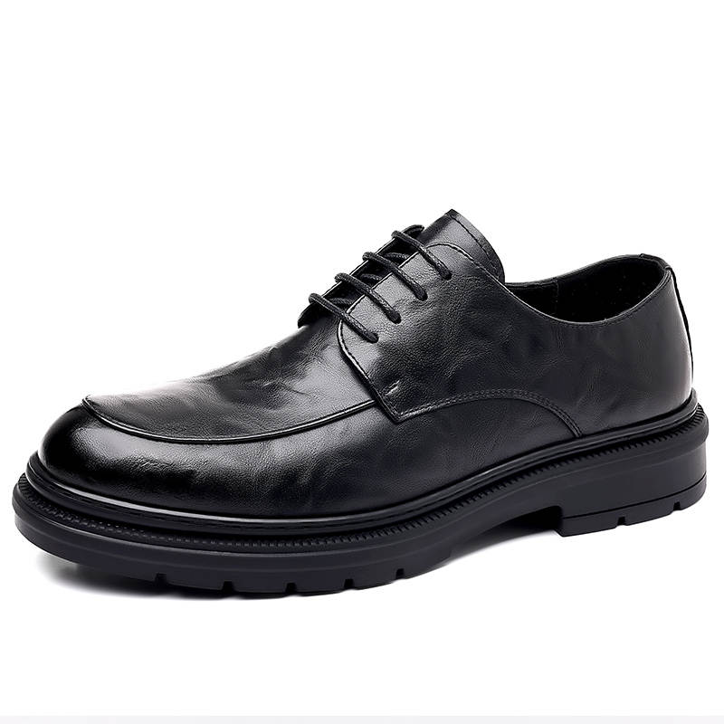 GONGNIUMEILI Men's Casual Shoes Men's Low Top Black/Brown