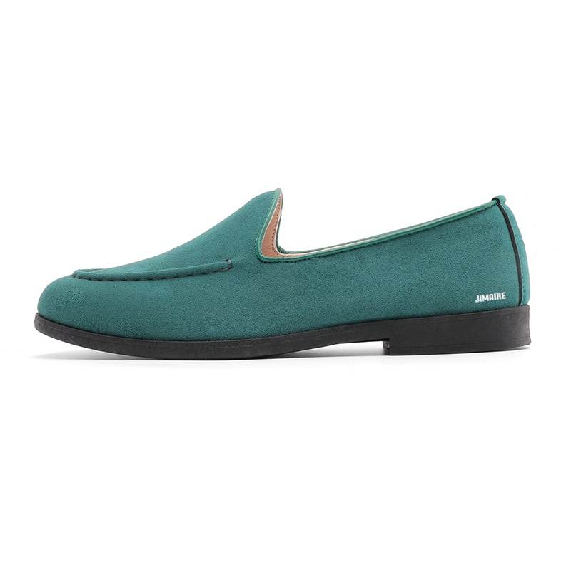 JINMAIWANG Loafers Men's Green