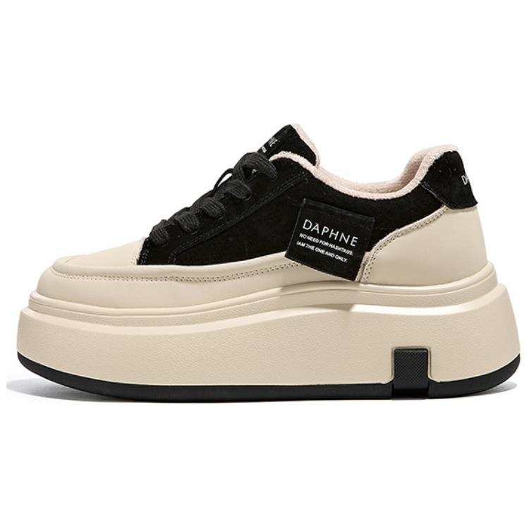DAPHNE Cow Split Leather Slip Resistant Low top Skateboard Shoes Women's
