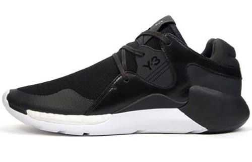 Y-3 Y 3 QR Run Comfortable Slip Resistant Lightweight Non slip Lightweight Low top Casual Shoes Men's Black White
