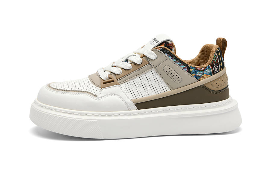HLA Synthetic Leather Breathable Low top Skateboard Shoes Men's