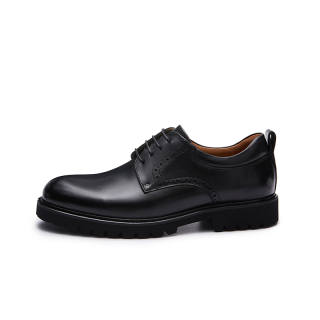 SHERIDAN Cow Leather Dress Shoes Men's Black