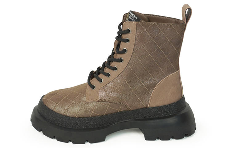 Joy&Mario Joy&Mario Combat Boots Women's Khaki