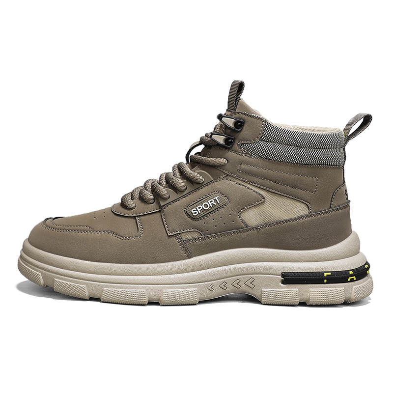 GONGNIUMEILI Work Boots Men's High Top