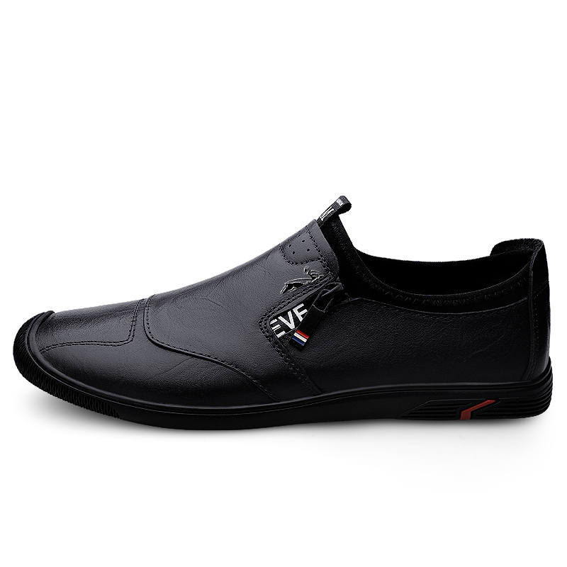 YINGLUNQISHI Top Grain Cow Leather Casual Shoes Men's