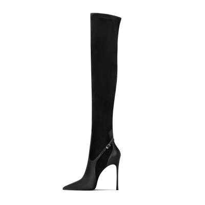 ;HMZ Over the knee Boots 10cm Women's Black