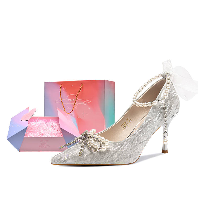 ZHR Shooting Stars Collection Slim Heel High Heels 7.5cm Women's