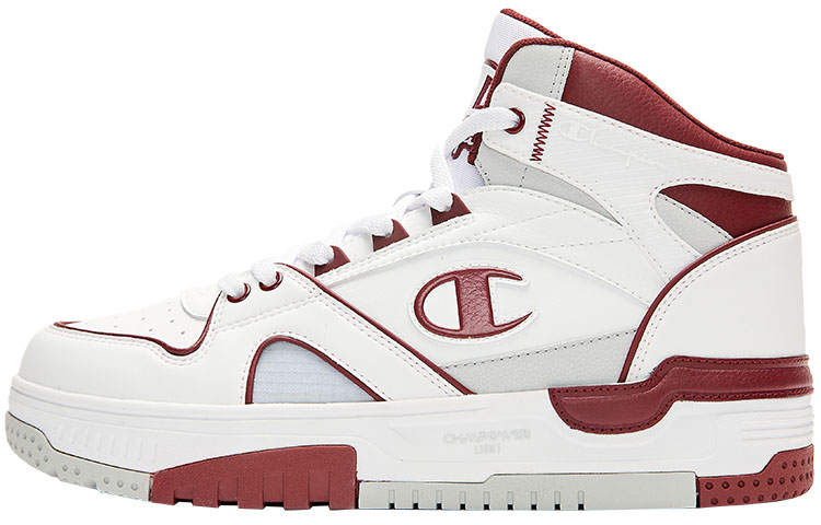 Champion RetroBasket 19 High top Vintage Basketball Shoes Men's Red White