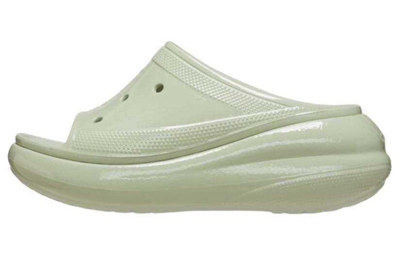 Crocs Crocs Crush High Shine Slides 'Light Green' Women's