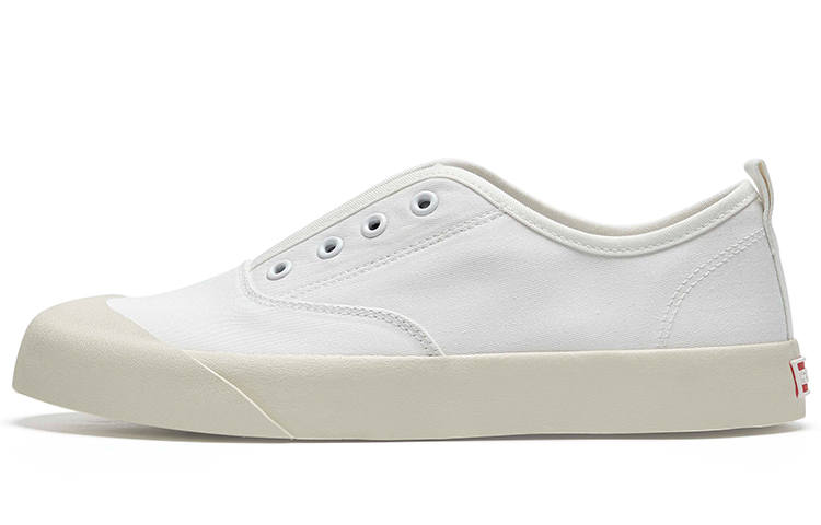 Rockfish 719 Water Repellent And Not Afraid Of Wetness Canvas Shoes Women's White Stripes Color