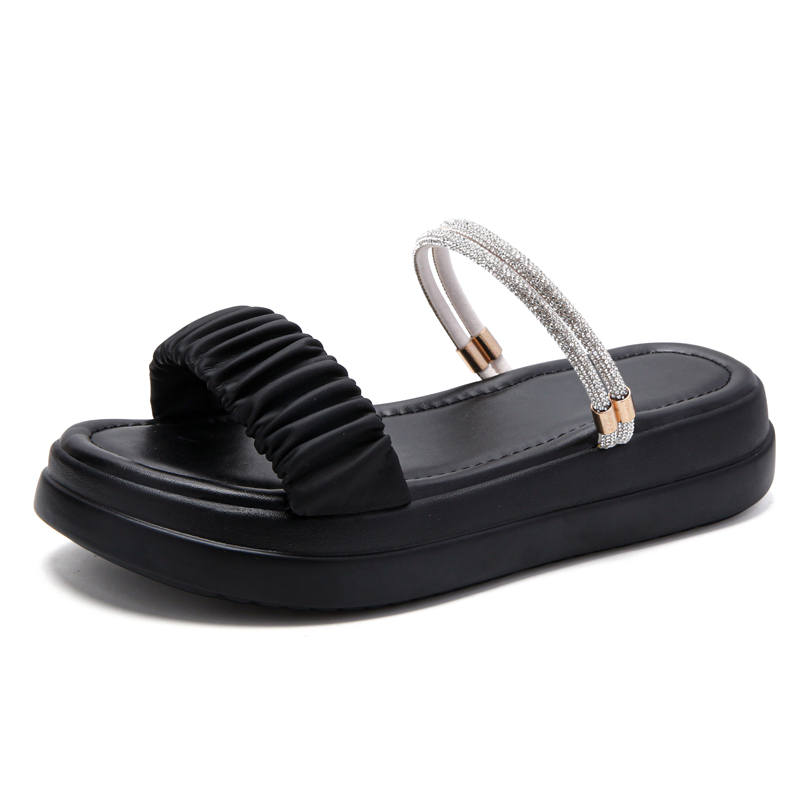 Reivantix Reivanti Slip Resistant Slide Slippers Women's Black