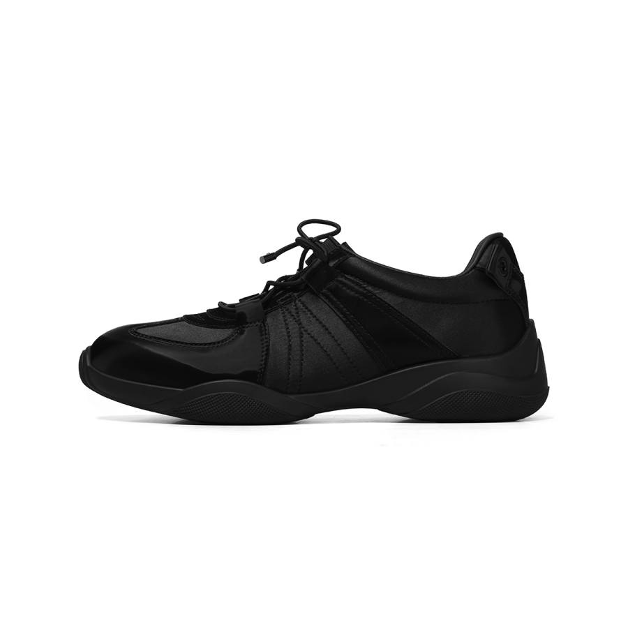 GOLDLION Casual Shoes Women's Low Top Black/Silver