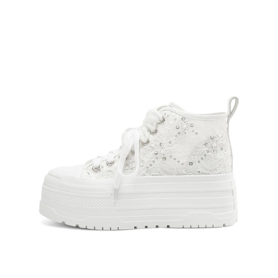 Rosa Bianca Cow Leather High top Skateboard Shoes Women's